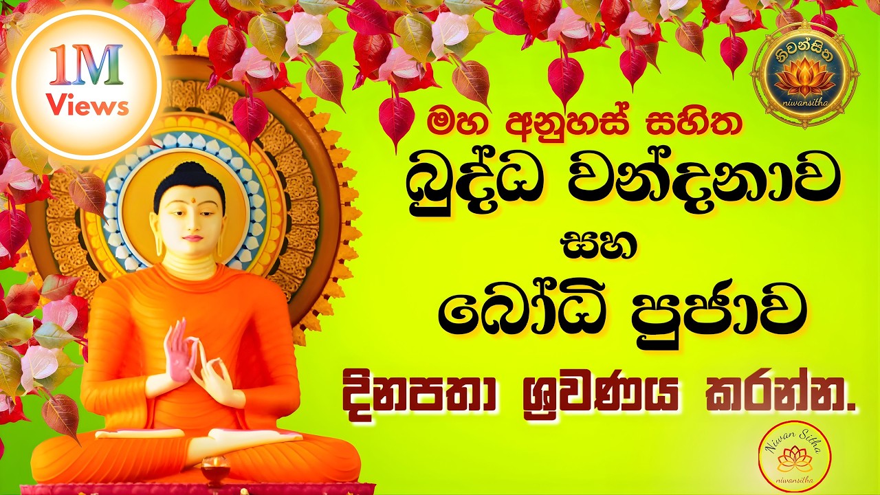 Buddha Worship and Bodhi Puja | බුද්ධ වන්දනා සහ බෝධී පුජාව