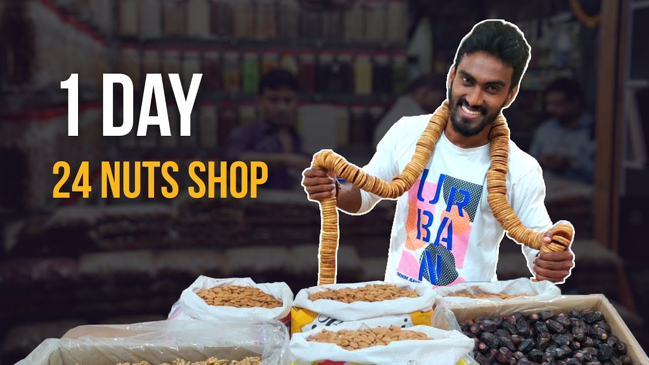 We Tried 24 Nuts Shop In 1 Day @ Chennai. || Chennai Best Wholesale Shop.