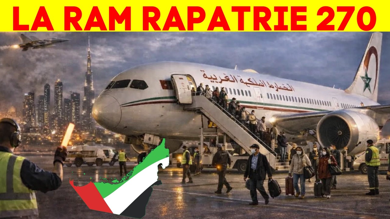 270 Marocains sauvés de Dubaï après la fermeture du ciel (Royal Air Maroc)