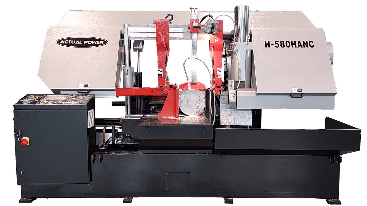 H-580HANC  Fully Automatic Band Saw Actual Power 羿榮股份有限公司 全自動帶鋸機