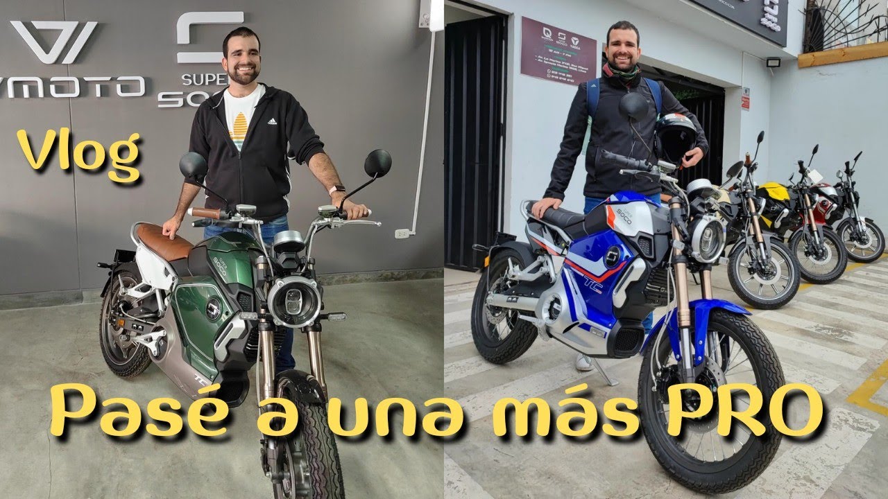 Vlog | Cambié mi Moto Electrica por una mejor | De Super Soco TC a Super Soco TC Pro