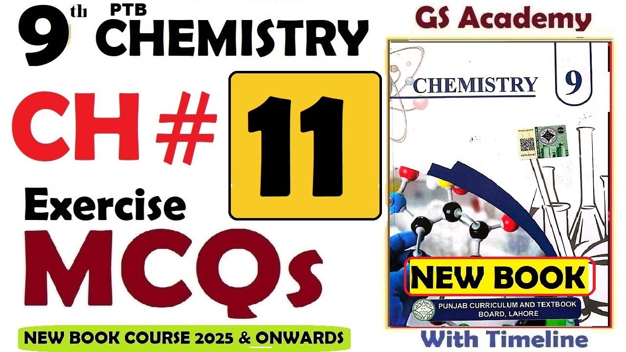 Exercise Mcqs, Chapter 11, Hydrocarbons, Class 9 Chemistry, gs academy, PCTB, 9th Chemistry