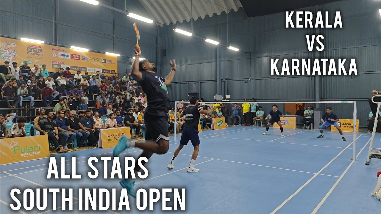 PRAKASH RAJ/KUSHAL RAJ VS ARYAN/SHYAM PRASAD| ALL STARS SOUTH INDIA OPEN BADMINTON TOURNAMENT 