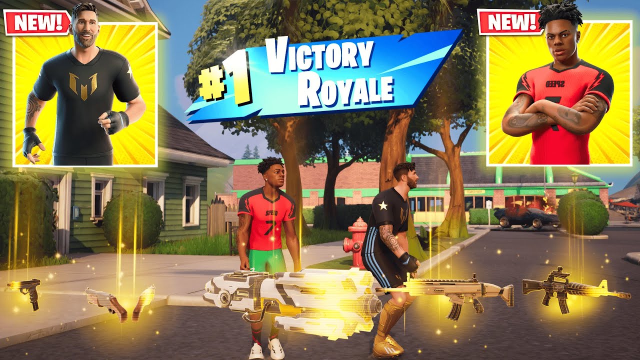 ISHOWSPEED x MESSI vs NEW MYTHIC'S CHALLENGE (NEW!! Fortnite Chapter 7 Season 1)