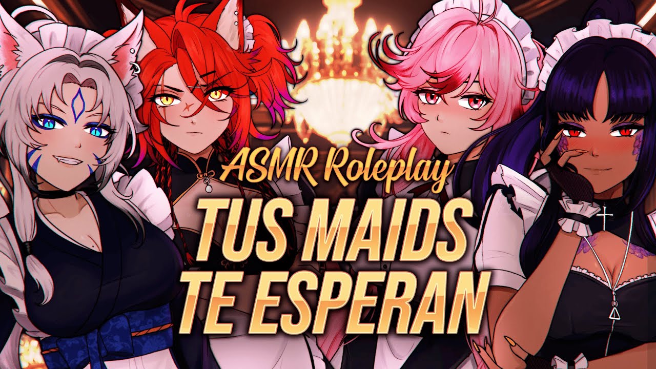 『ASMR RP』Tus maids te esperan //  Maids x Amo
