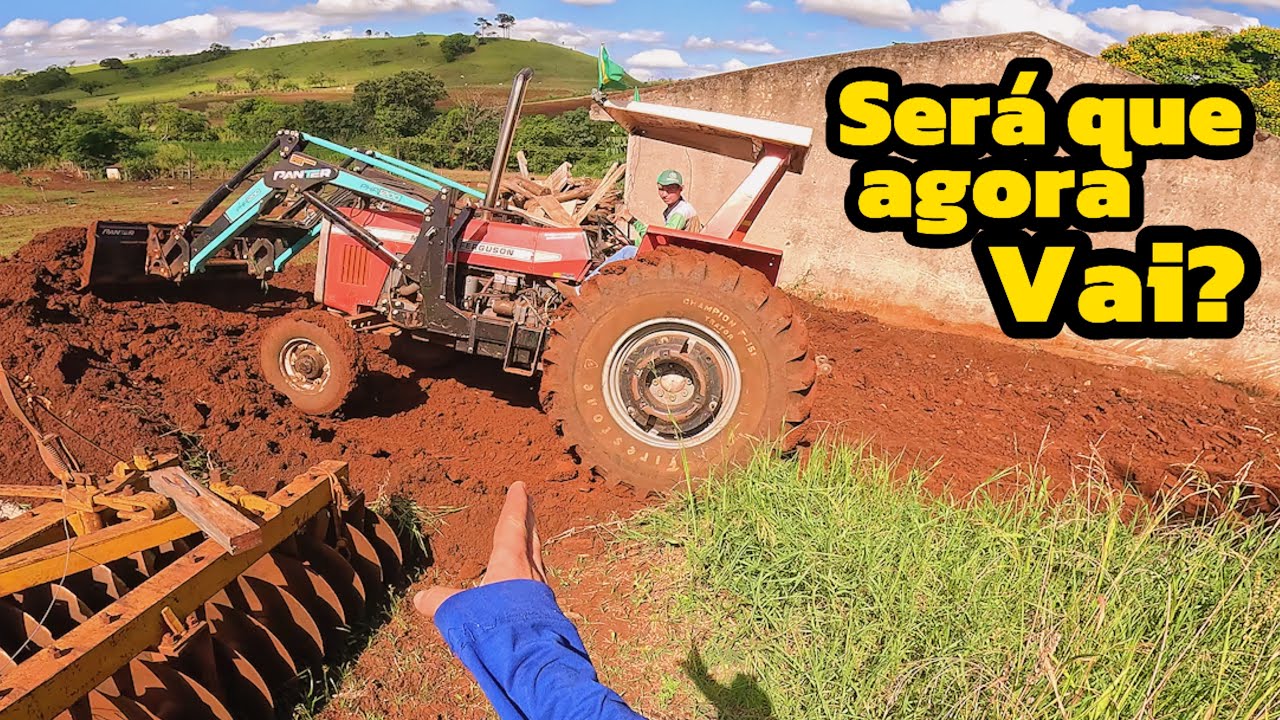 Fizemos a terraplanagem pra construir a baia da estrela (roçavlog)