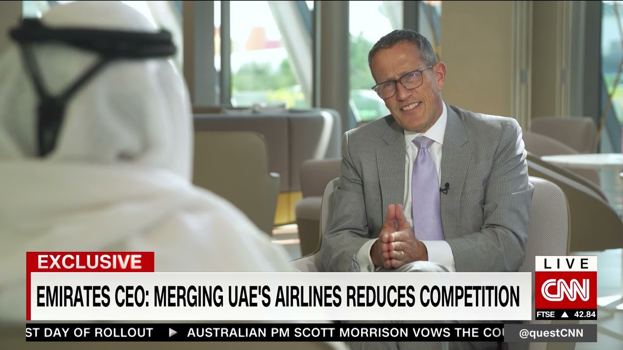 Emirates CEO: Merging UAE's airlines reduces competition
