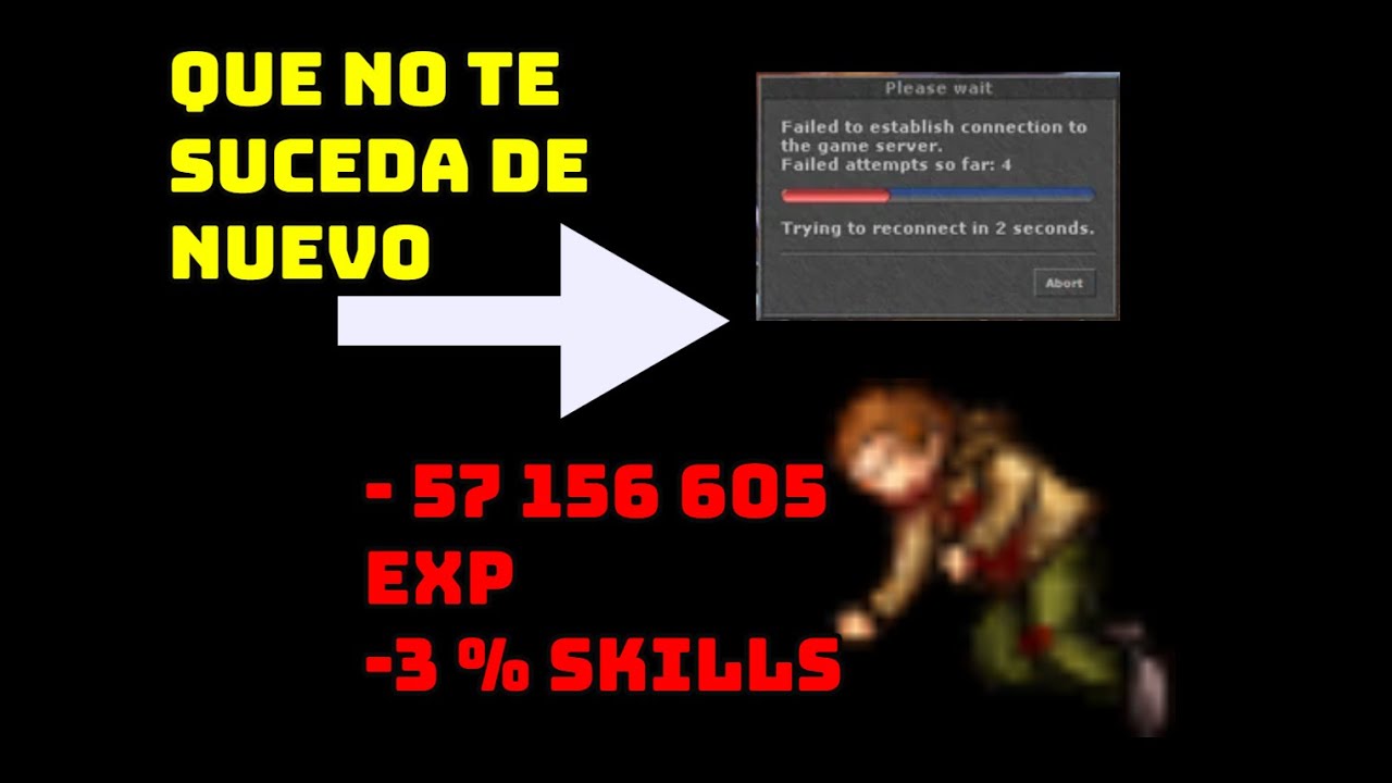 TIBIA  COMO USAR TU CELULAR PARA NO MORIR POR FALLA DE INTERNET 
