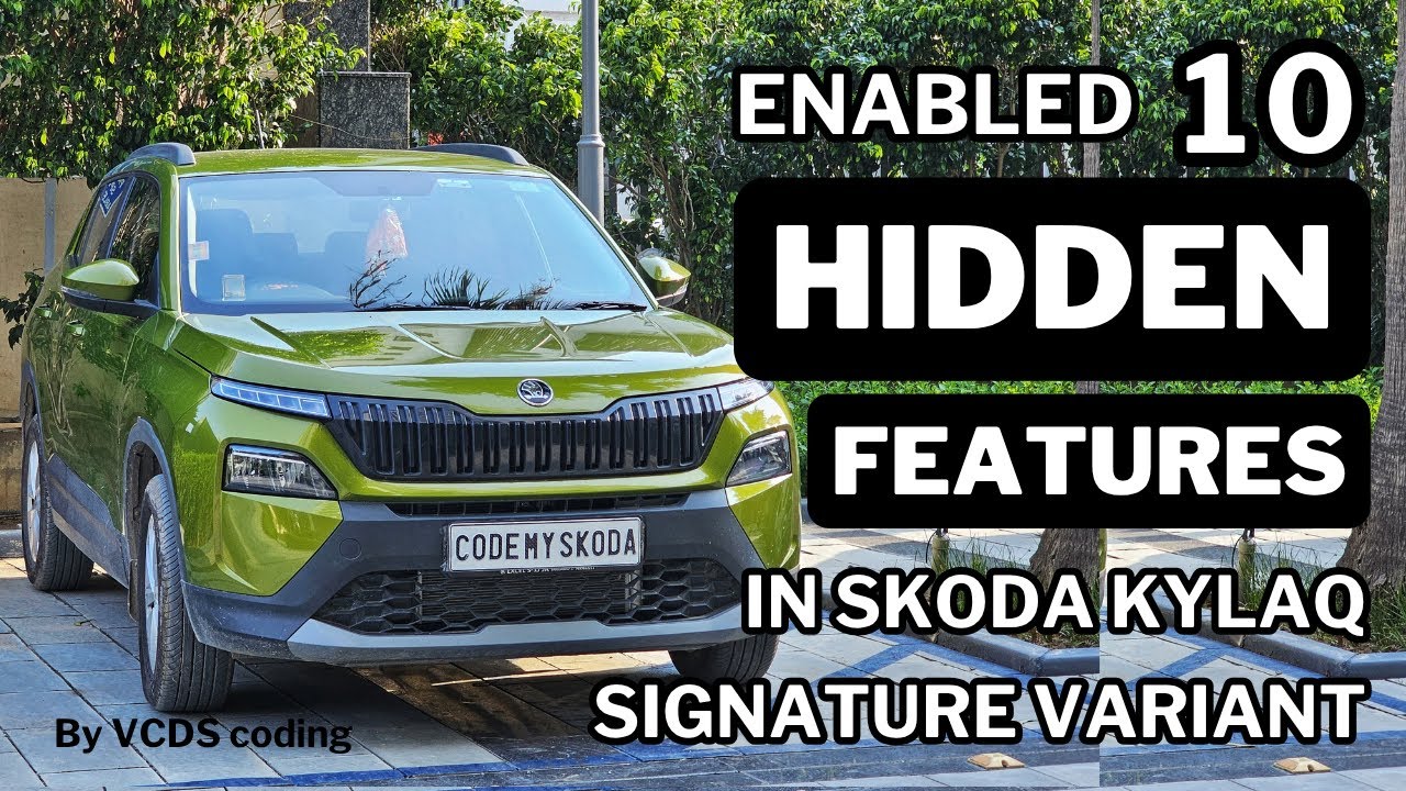Unlocked 10 hidden features in #kylaq Signature| vcds coding