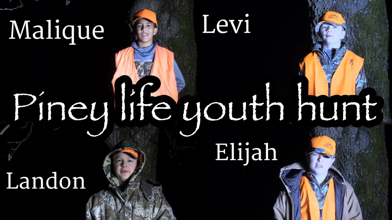 YOUTH DEER HUNT 2021, MALIQUE, ELIJAH, LEVI, LANDON. Deer hunting. Piney life deer season 2021 EP-33