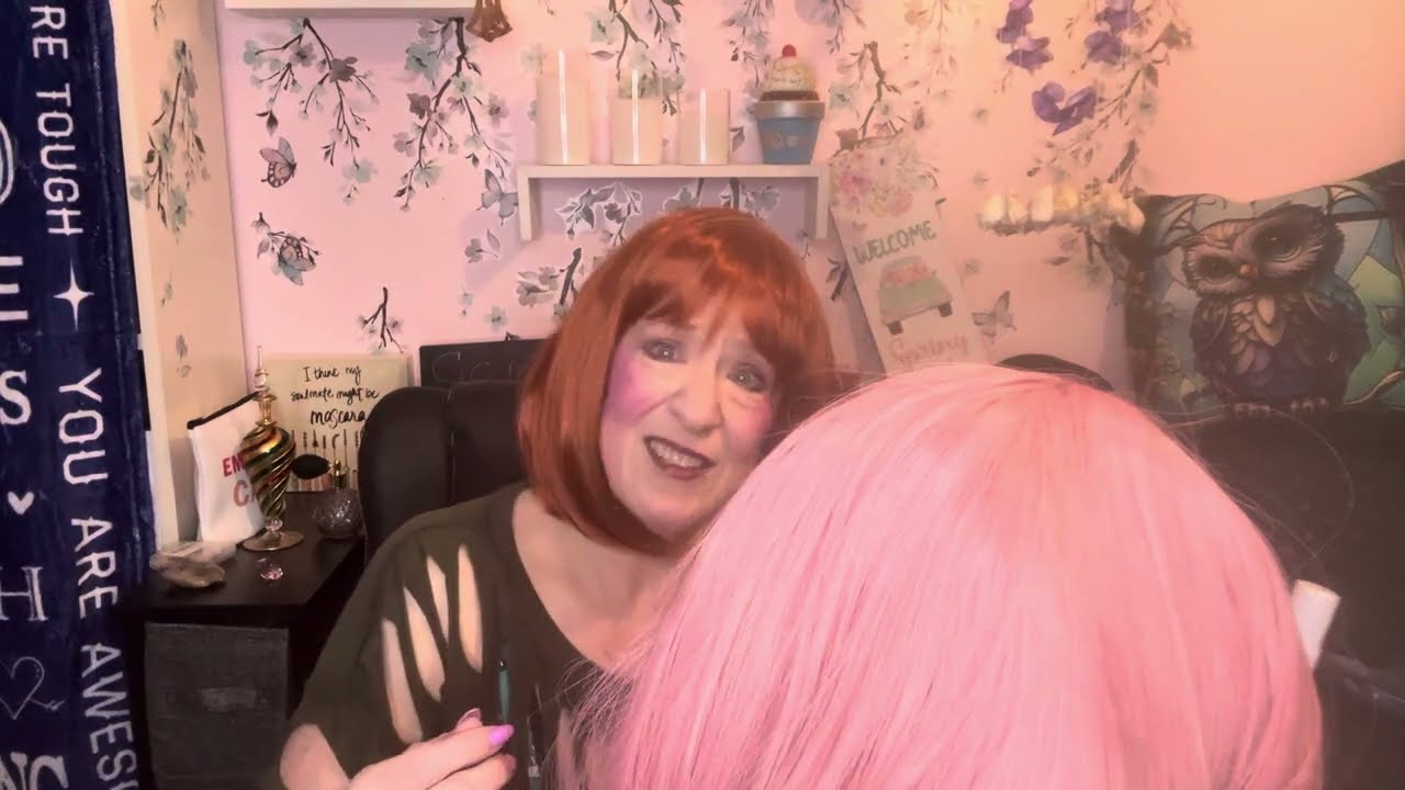 ASMR - roleplay - rocker chick hair salon