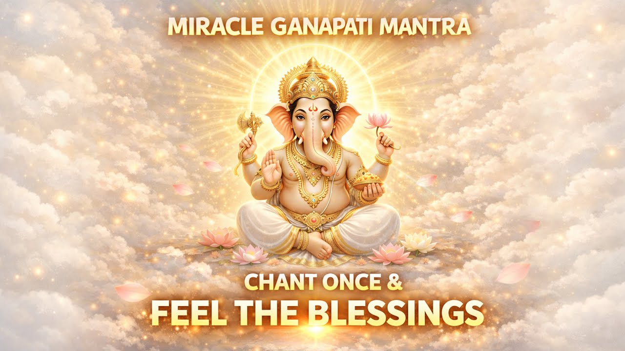 Chant Once & Feel the Blessings | Miracle Ganpati Mantra | Divya Shruti