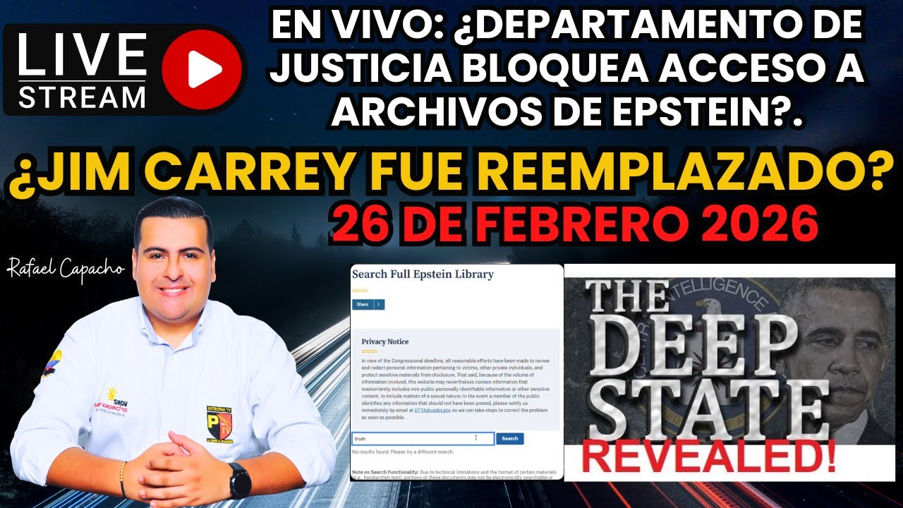 &iquest;DEPARTAMENTO DE JUSTICIA BLOQUEA ACCESO A ARCHIVOS DE EPSTEIN?.