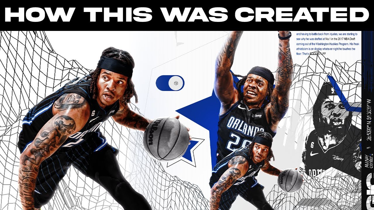 How I Made Markelle Fultz Artwork In Photoshop! | Sports Design | Cal So Scoped