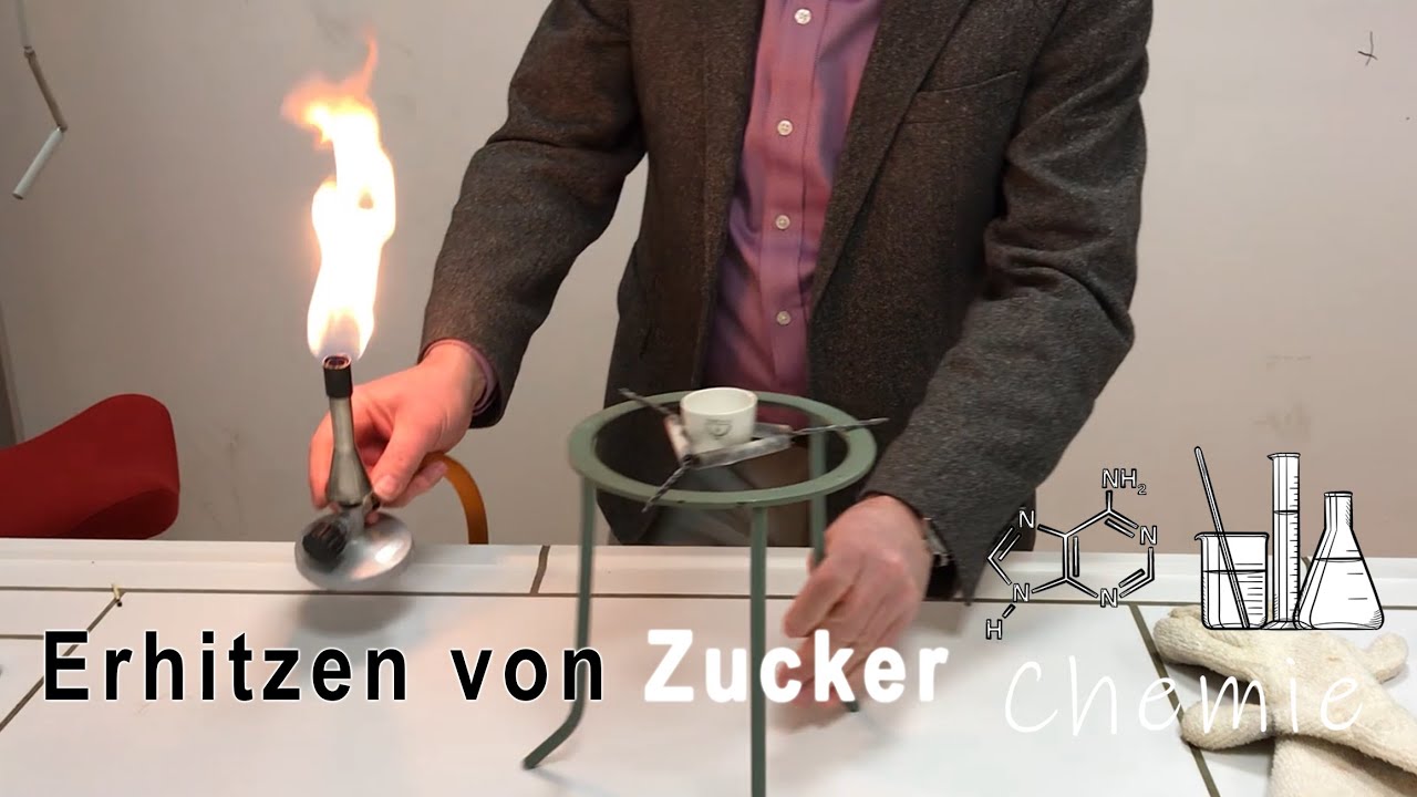 Chemie Lernvideo - Erhitzen von Zucker - Freiherr-vom-Stein-Schule H&uuml;nfelden Dauborn