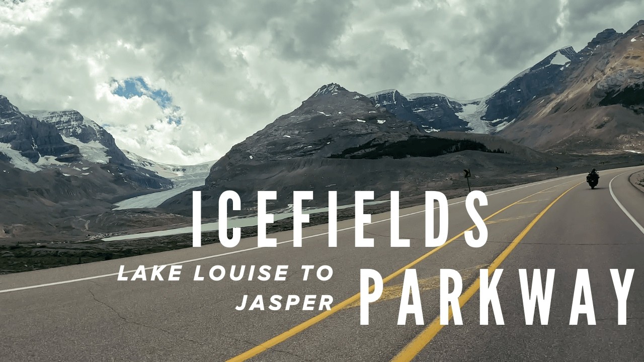 Icefields Parkway by Adventure Motorcycle | Lake Louise to Jasper