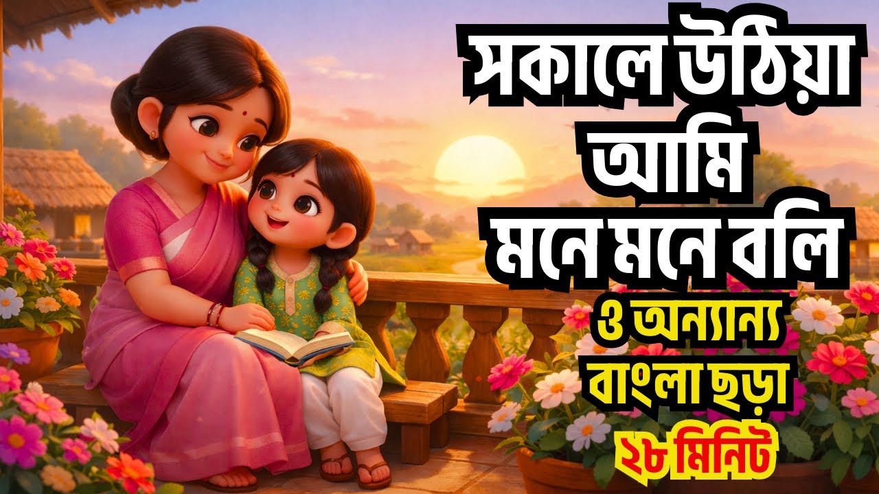 বাংলা ছড়া সমগ্র । Tai Tai Tai + Kajla Didi & More Bengali Rhymes Collection For Kids।।ChottoDuniya।