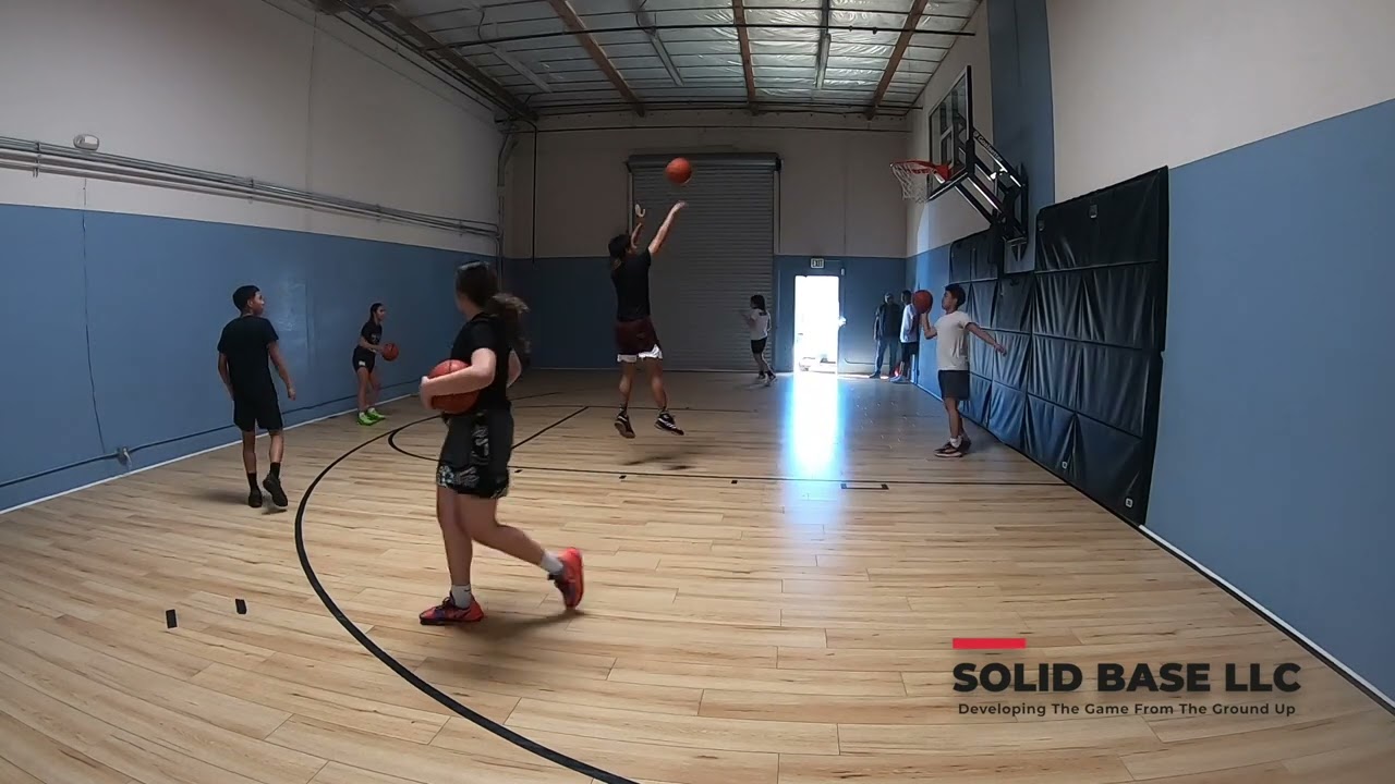 Pick & Roll Shooting Drill | 3 Lines  HD 1080p #basketballdrills
