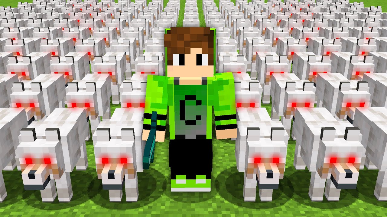 Я СОЗДАЛ АРМИЮ ВОЛКОВ в Minecraft!