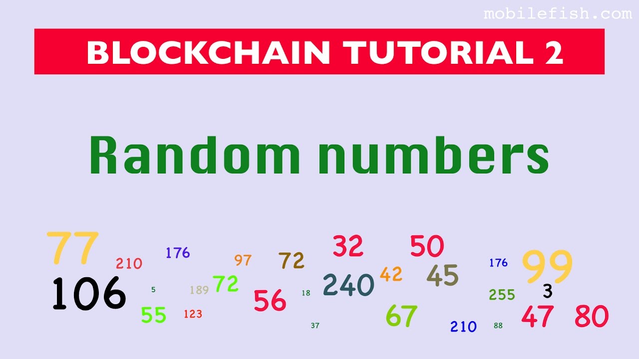 Blockchain tutorial 2: Random numbers