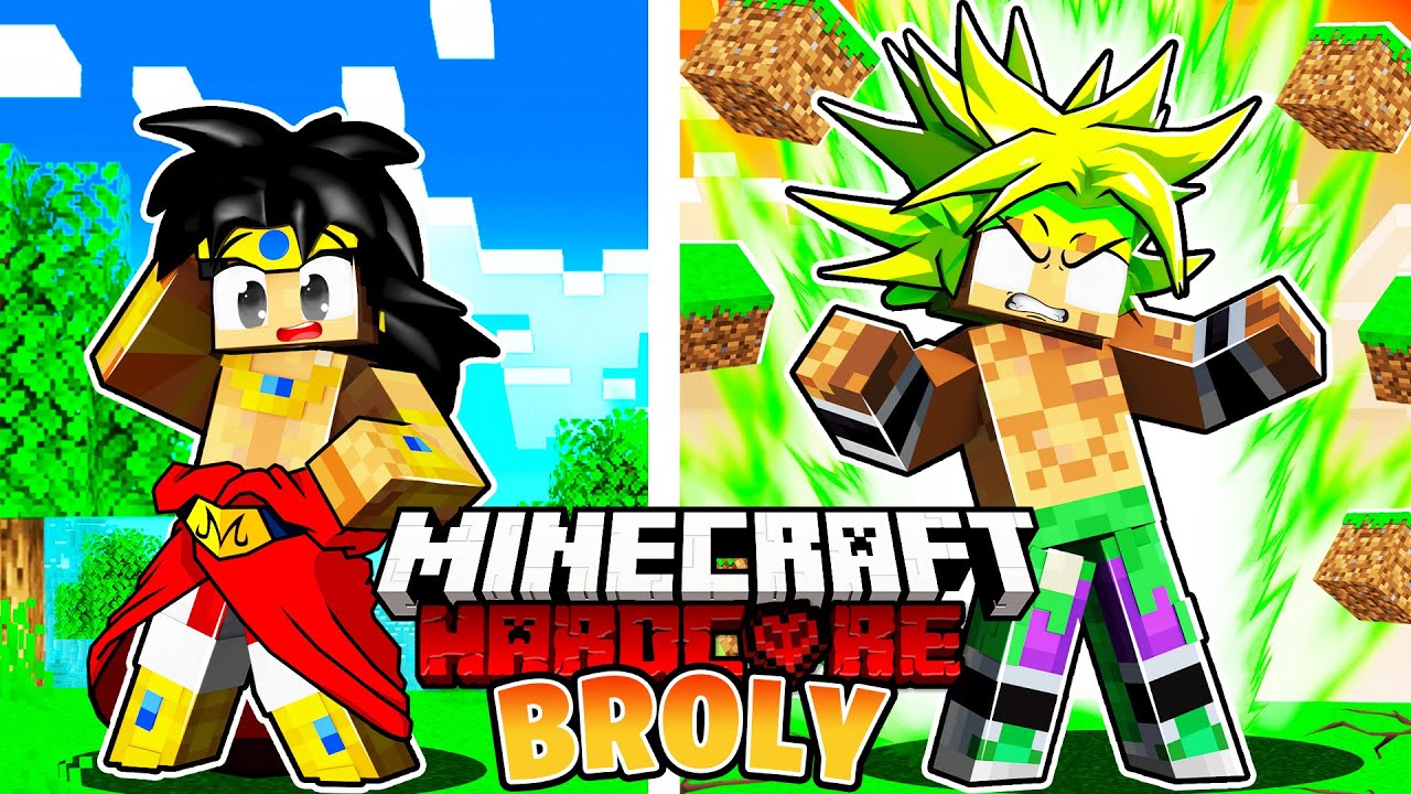 I Survived 100 DAYS as BROLY in Hardcore MINECRAFT!