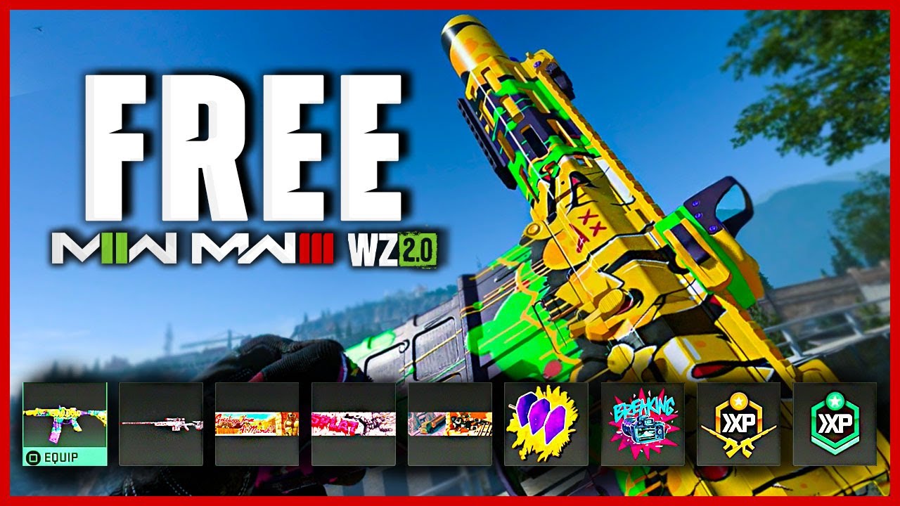 Claim 9 FREE Items NOW! (Limited Time Bundle Unlock for MW2 & Warzone with Prime Gaming)