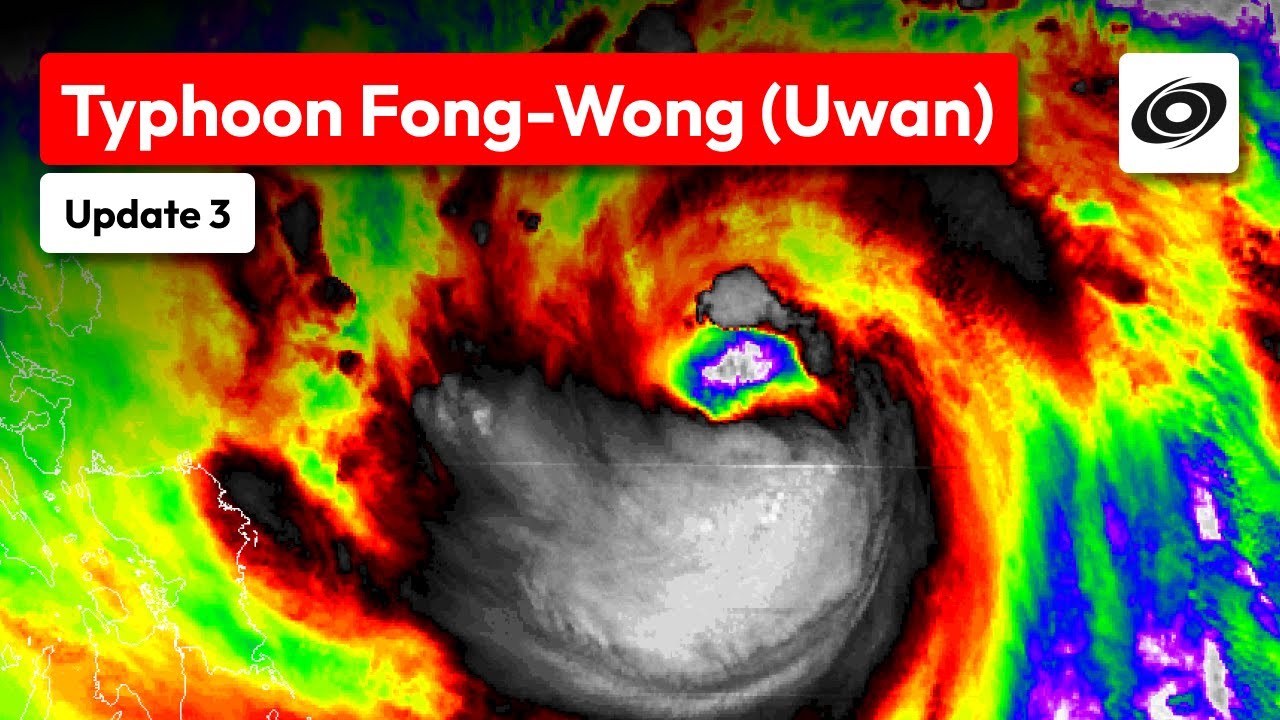 HUGE Typhoon Fung-Wong (Uwan) approaches the Philippines