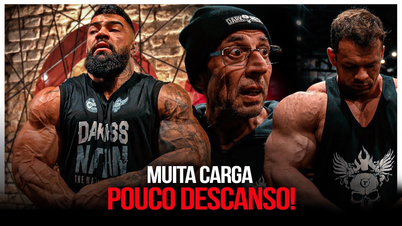 BRUNO SANTOS COM 128KG FIBRANDO TUDO! | *treino de opens*