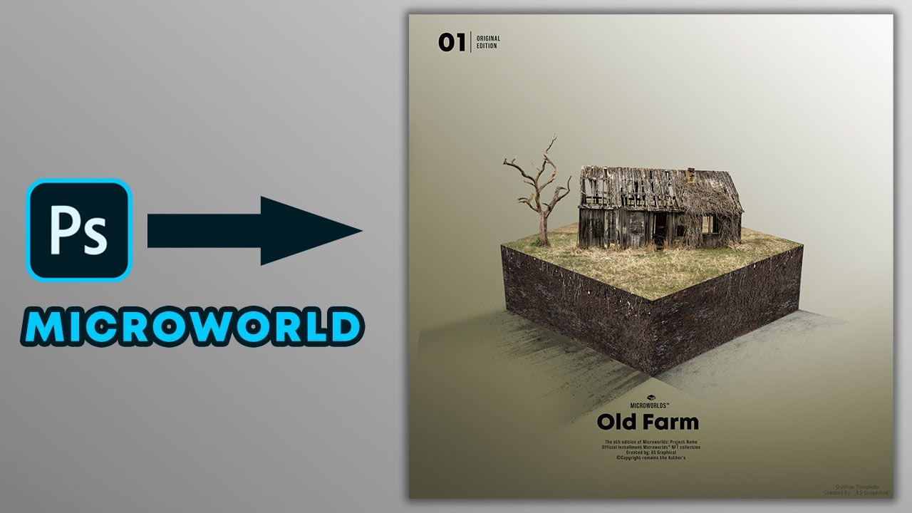 Create Microworld in photoshop like Benny Production | Old Farm Photoshop Microworld