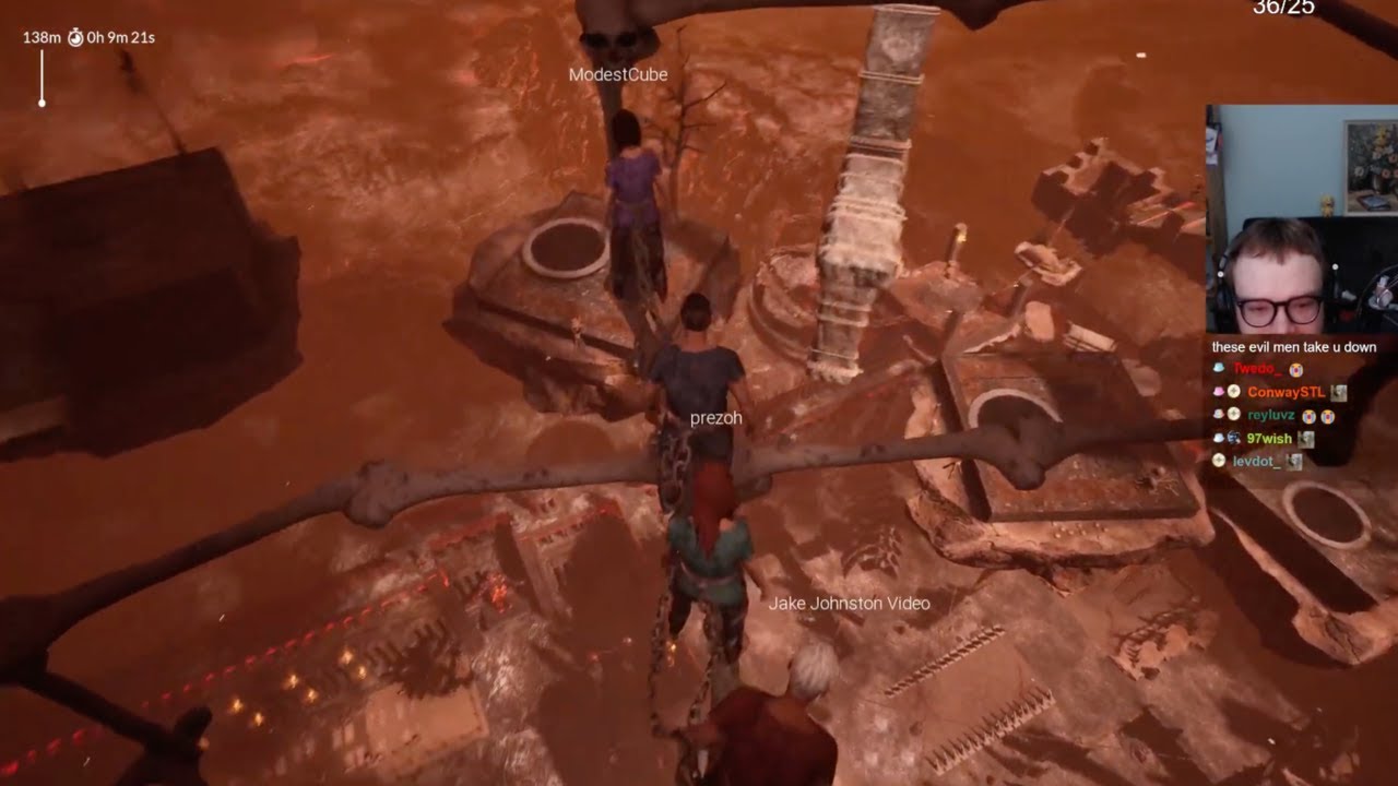 Aksually plays Chained Together w/ Prezoh, Jake, Trevor Modestcube (WORLD RECORD)