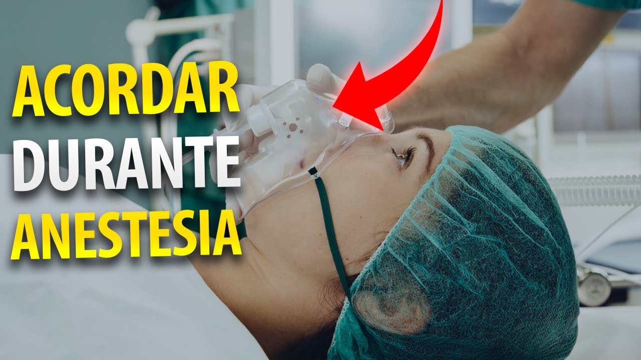 É possível acordar durante uma anestesia geral?