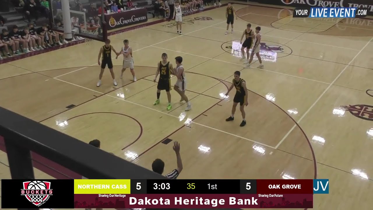 Northern Cass vs Oak Grove - North Dakota High School Boys Basketball