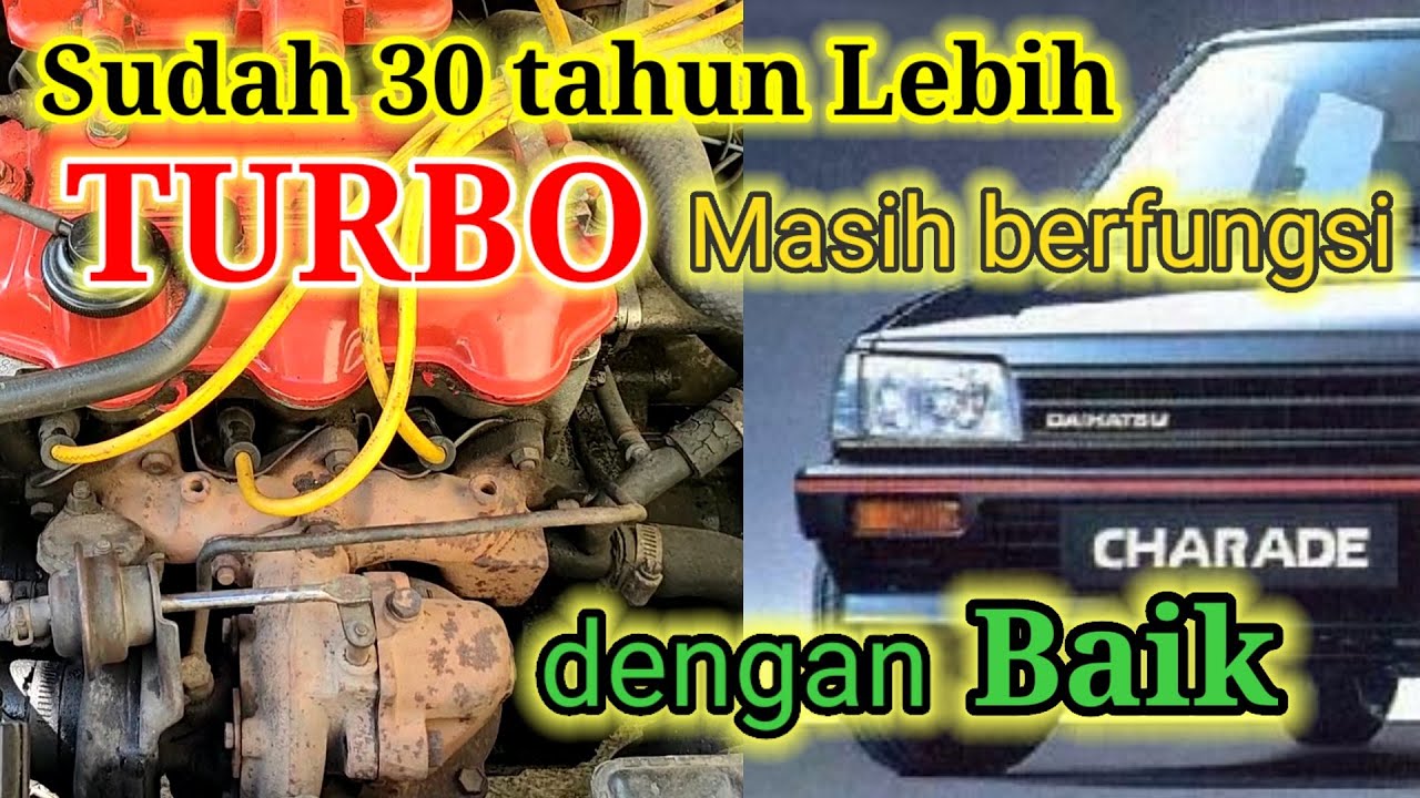 DAIHATSU CHARADE TURBO G11 // ganti water pomp