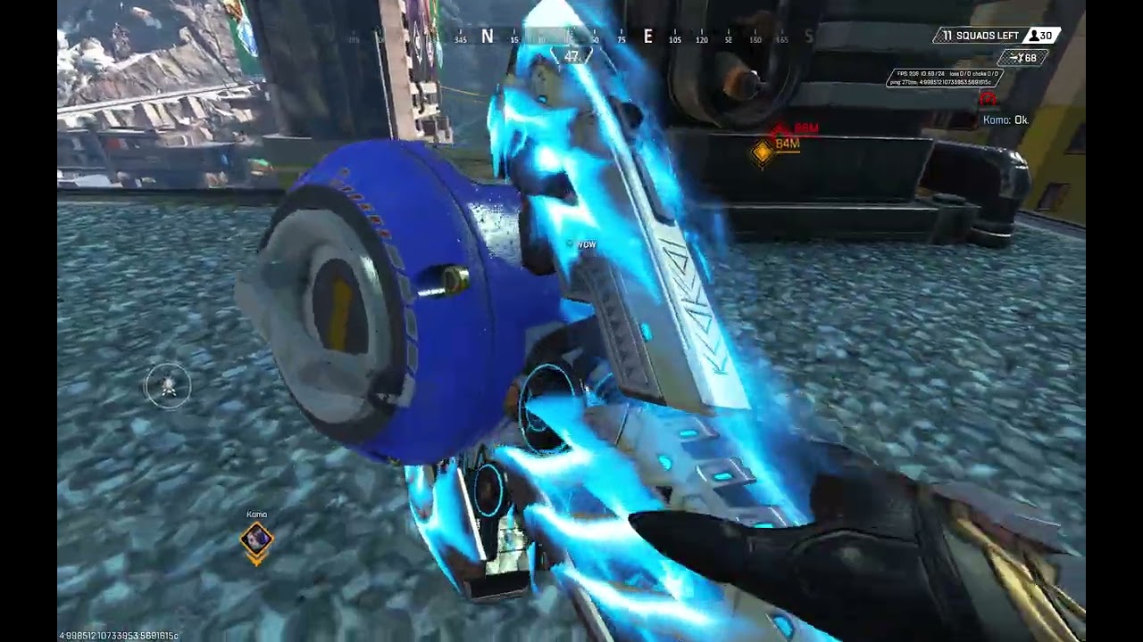 Apex Legends awesome clips of Loba and mythic peacekeeper skin