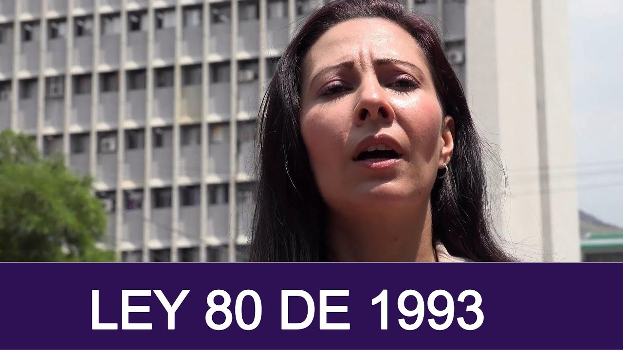 Ley 80 de 1993 Contrataci&oacute;n estatal
