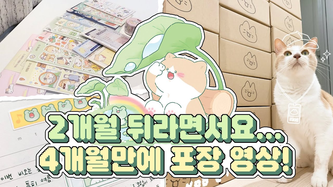 [모모집사] 포장 영상 복귀! 다음 달은 무려 페어에서 만나요!