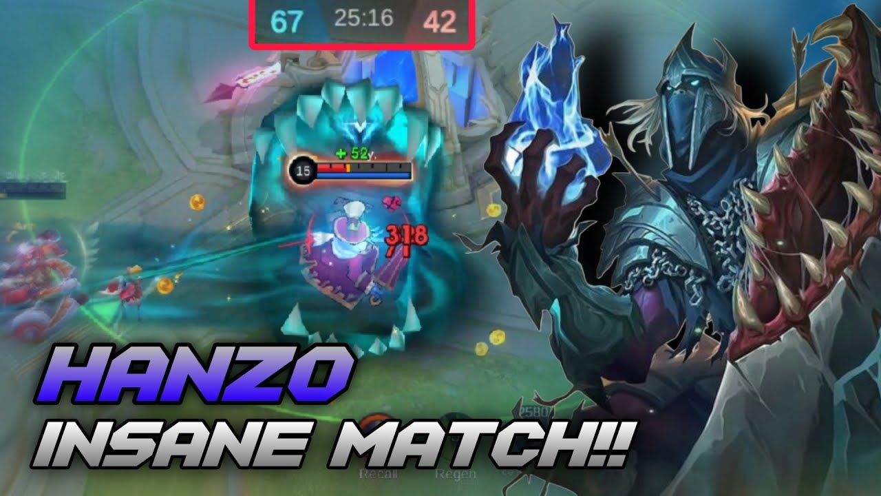 Unbelievable Hanzo Gameplay, The Longest Match Ever!! 😱 | Mobile Legends