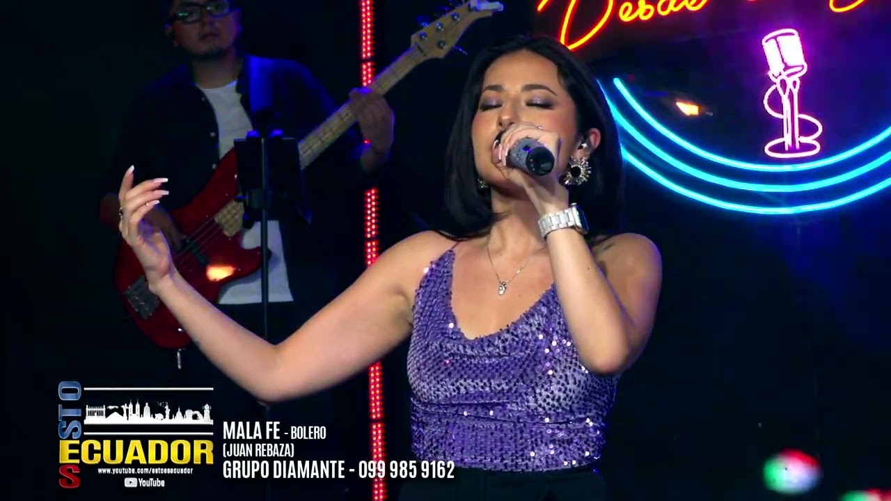 MALA FE - BOLERO ROCKOLA - GRUPO DIAMANTE