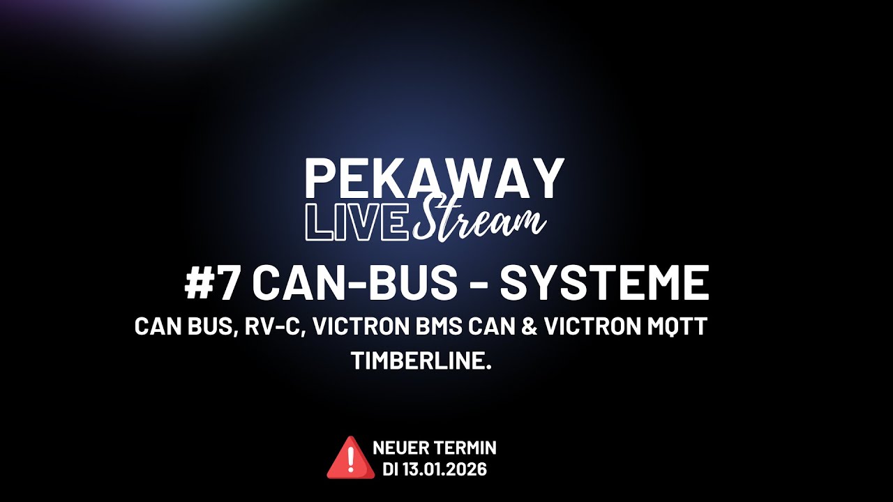 CAN-Bus - Systeme - CAN BUS, RV-C, Victron BMS CAN & Victron MQTT,  Timberline.