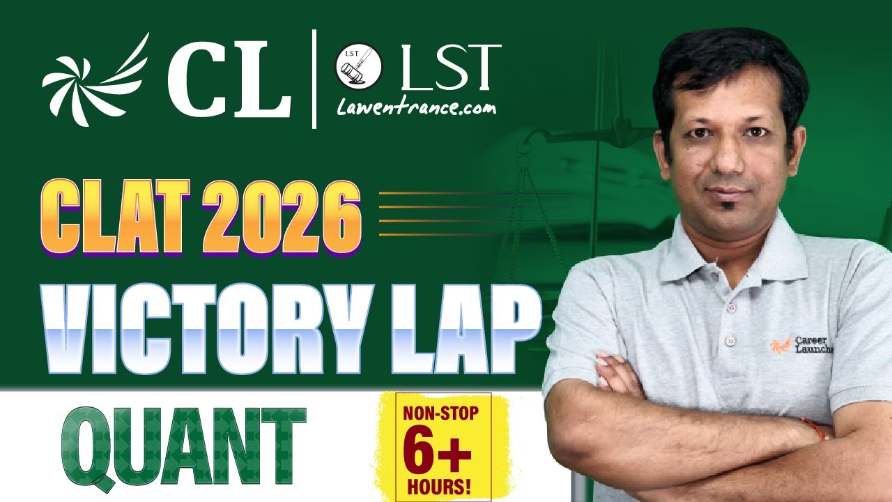 CLAT 2026 Quant Marathon: 6-Hour Revision | Must-Do CLAT Math Questions & Strategy