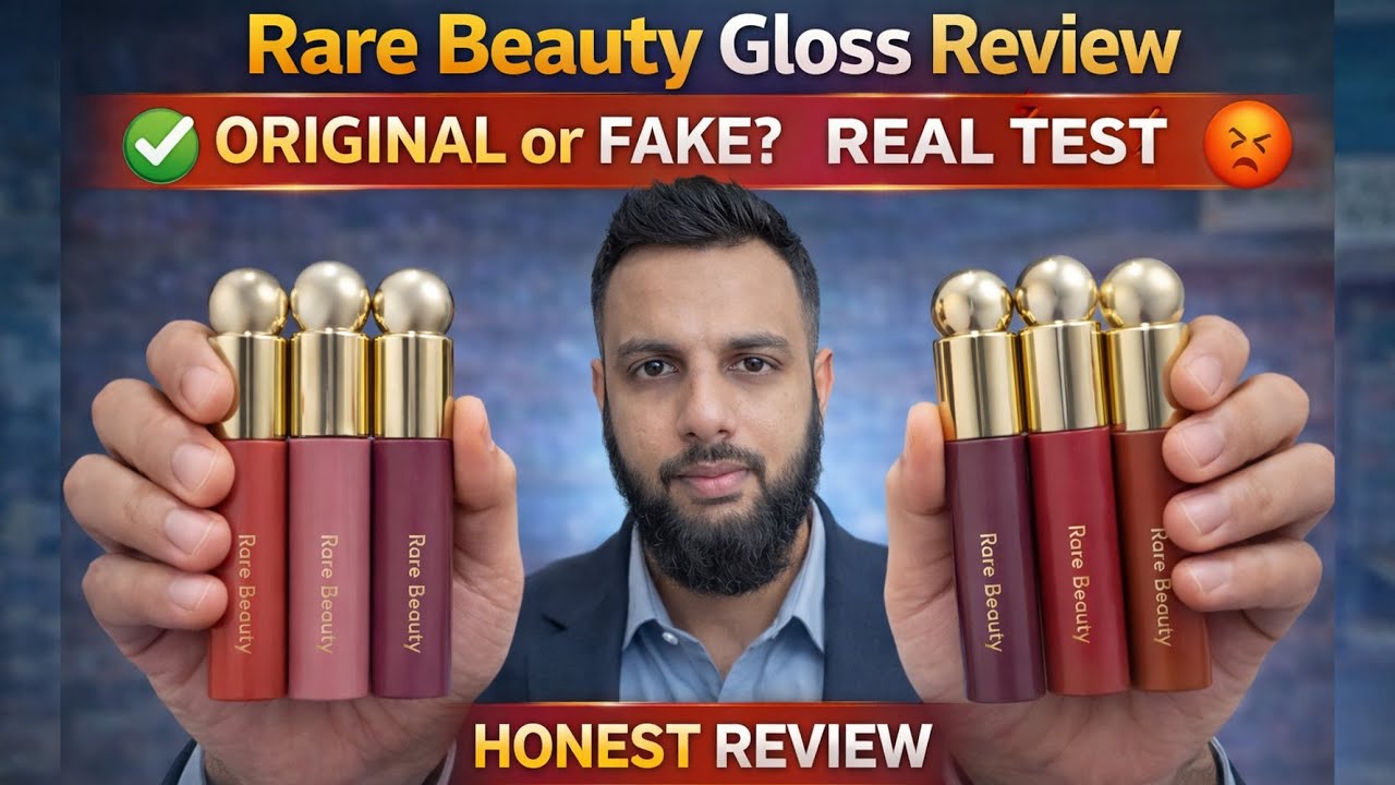 Обзор блеска для губ Rare Beauty | Оригинал или подделка? | Честный тест | Видеоблог Zain