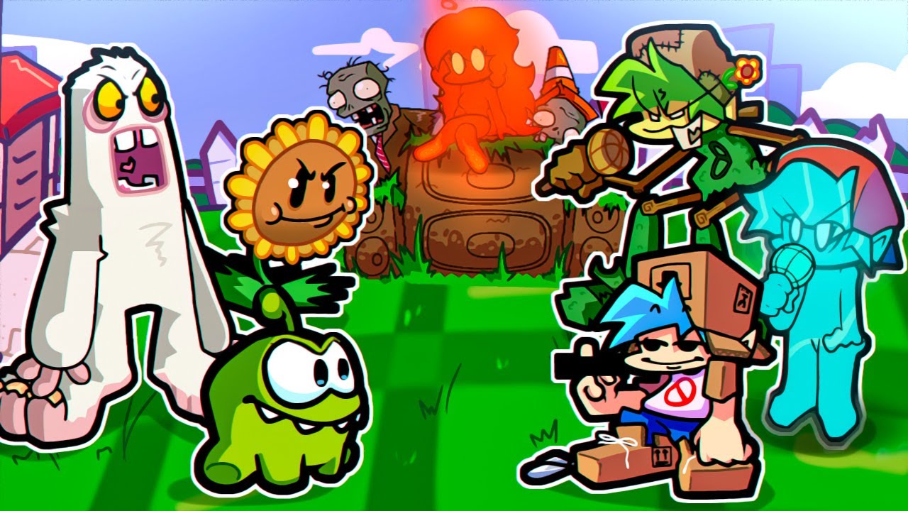 O MOD mais NOSTÁLGICO do FNF! VS My Singing Monsters, Cut the Rope e Plants vs Zombies