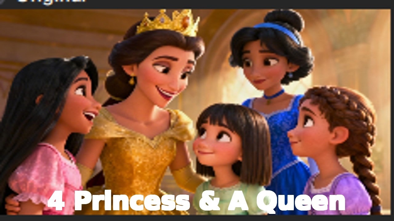 “The Magical Golden Palace: Adventures of 4 Little Princesses | Fun Animated Story for Kids”