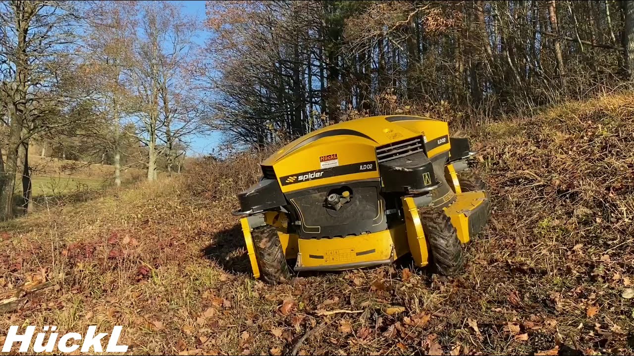 Funkgesteuerter Hangm&auml;her | Spider | H&uuml;ckl Lohnunternehmen Bastheim OT Braidbach