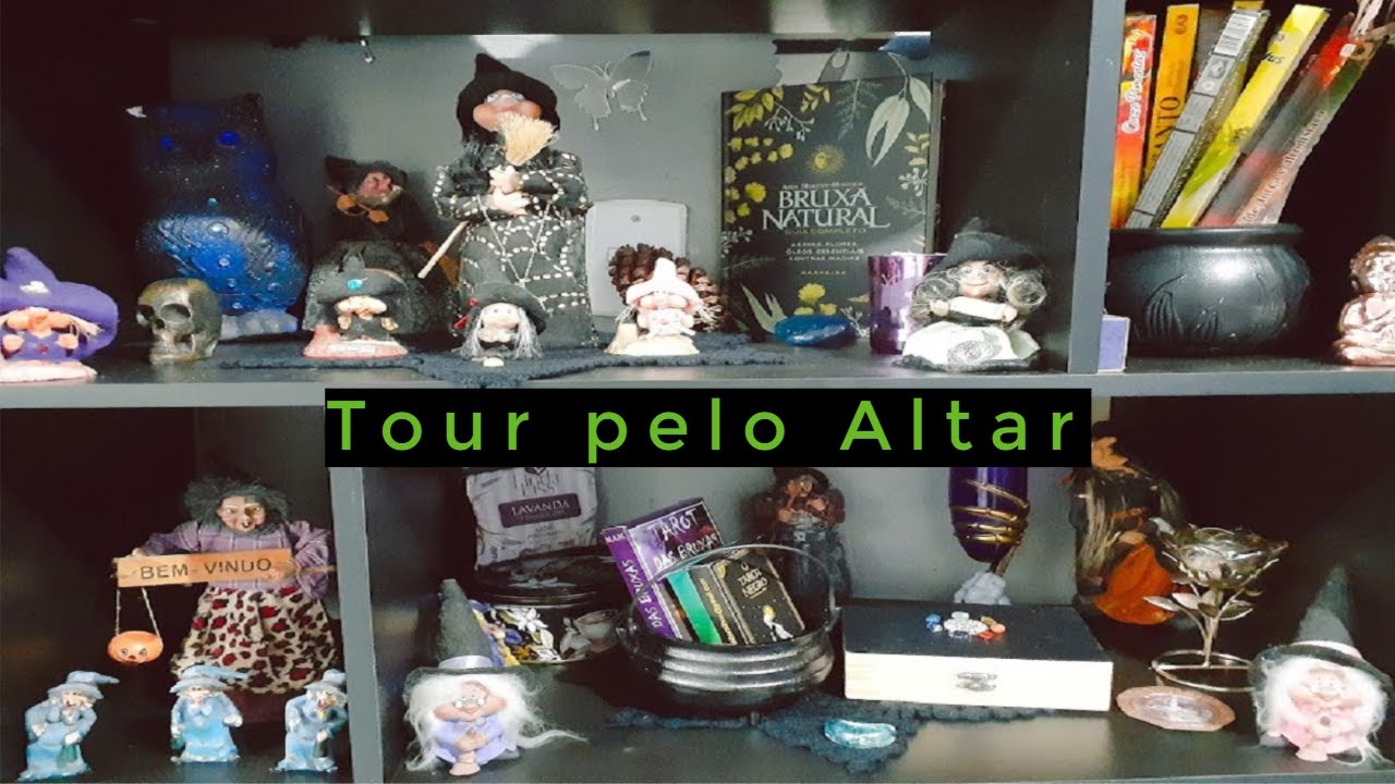 TOUR PELO MEU ALTAR DE BRUXA #bruxarianatural #bruxa #witch