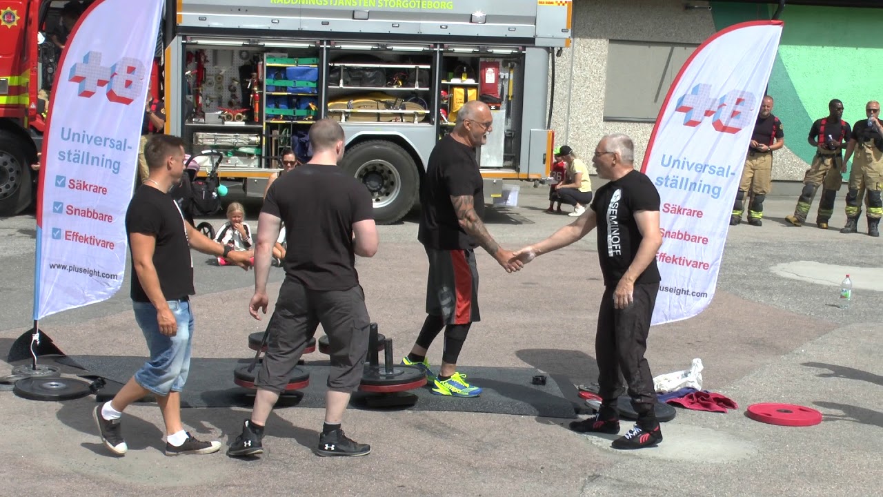 Sveriges Starkaste Pensionär 2018 Sweden Strongest Senior 2018  +65år/year Farmers Hold