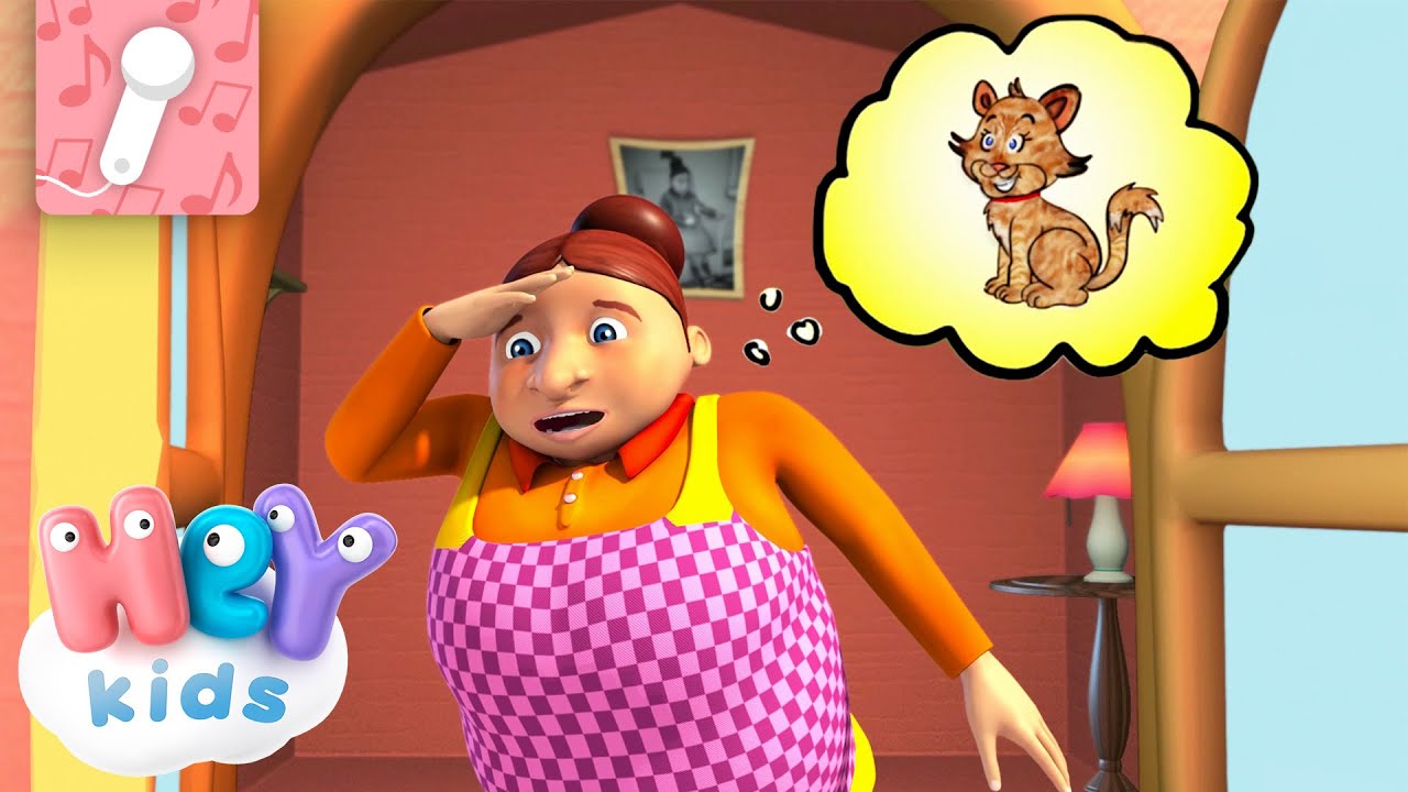 La mère Michel qui a perdu son chat 🎤 KARAOKÉ | HeyKids en Français