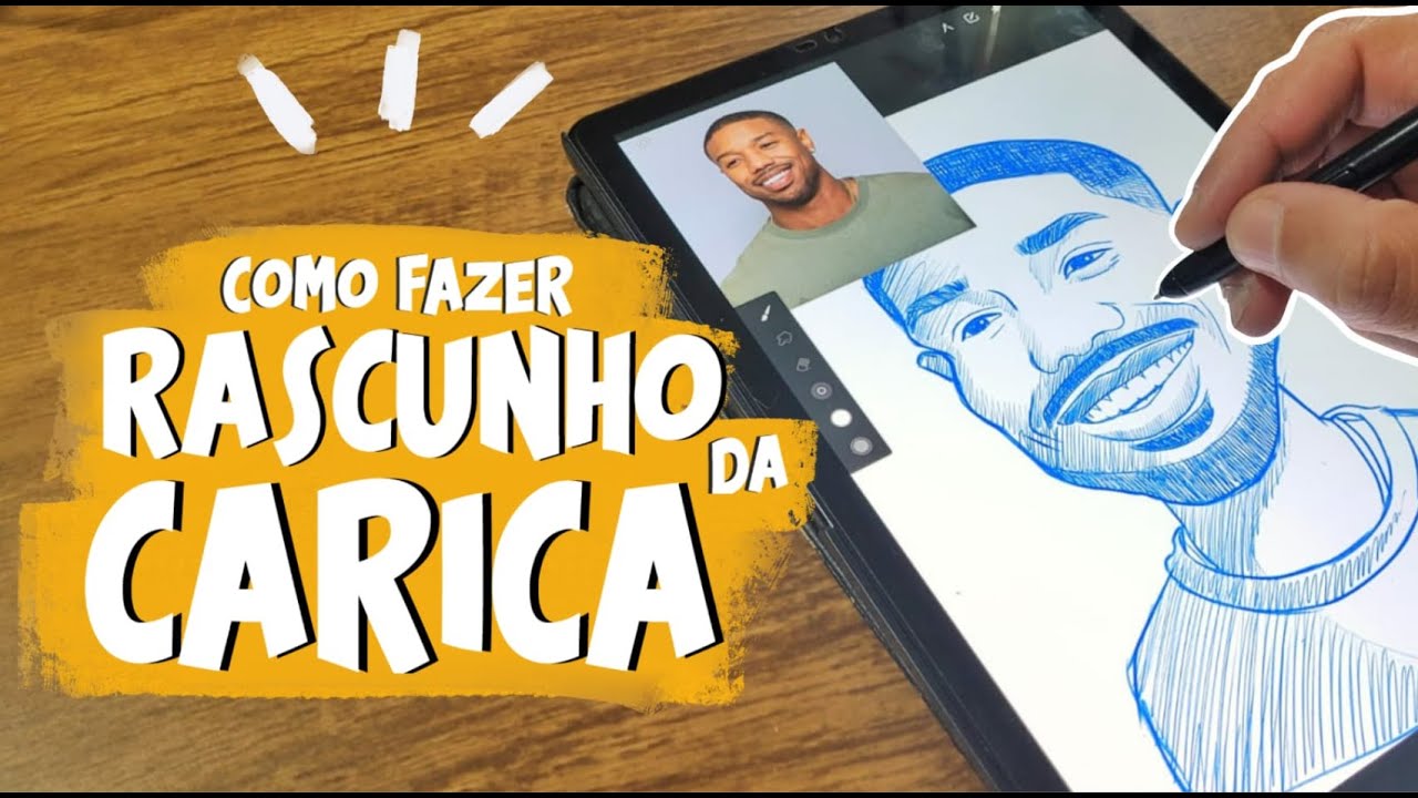 CARICATURA COMERCIAL - COMO FAZER O RASCUNHO