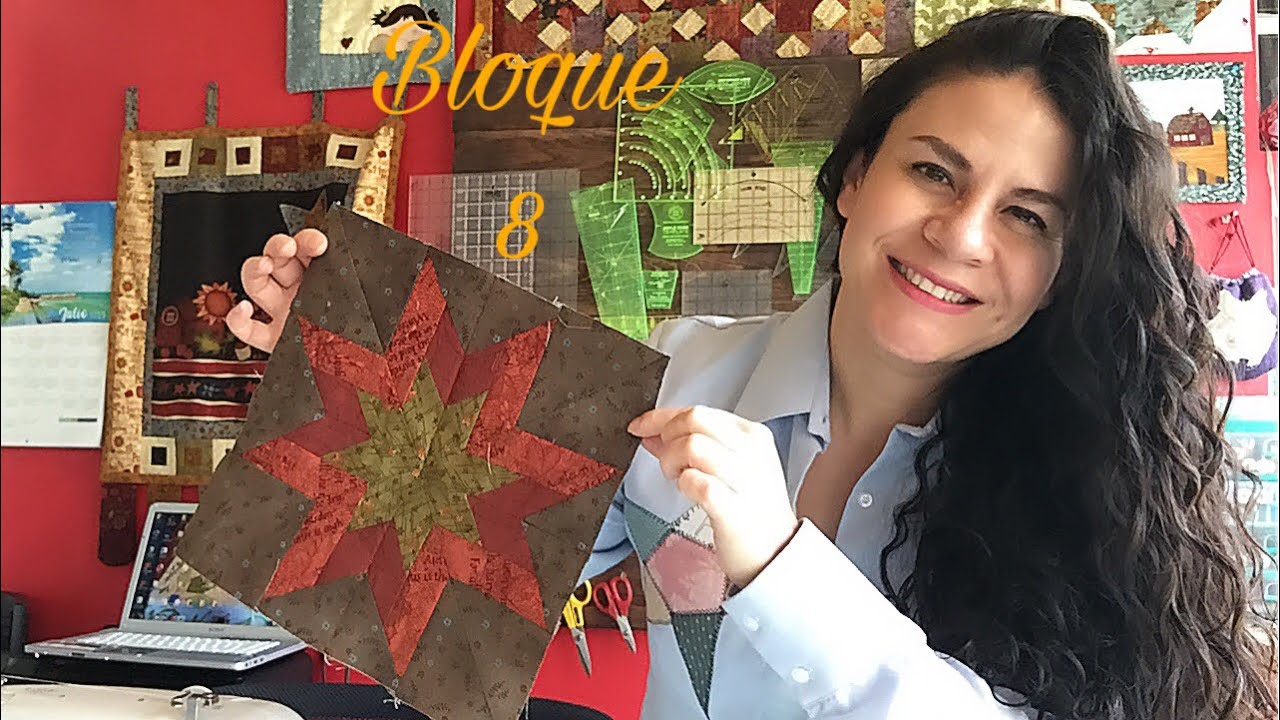 Tu clase de patchwork bloque 8 de estrella