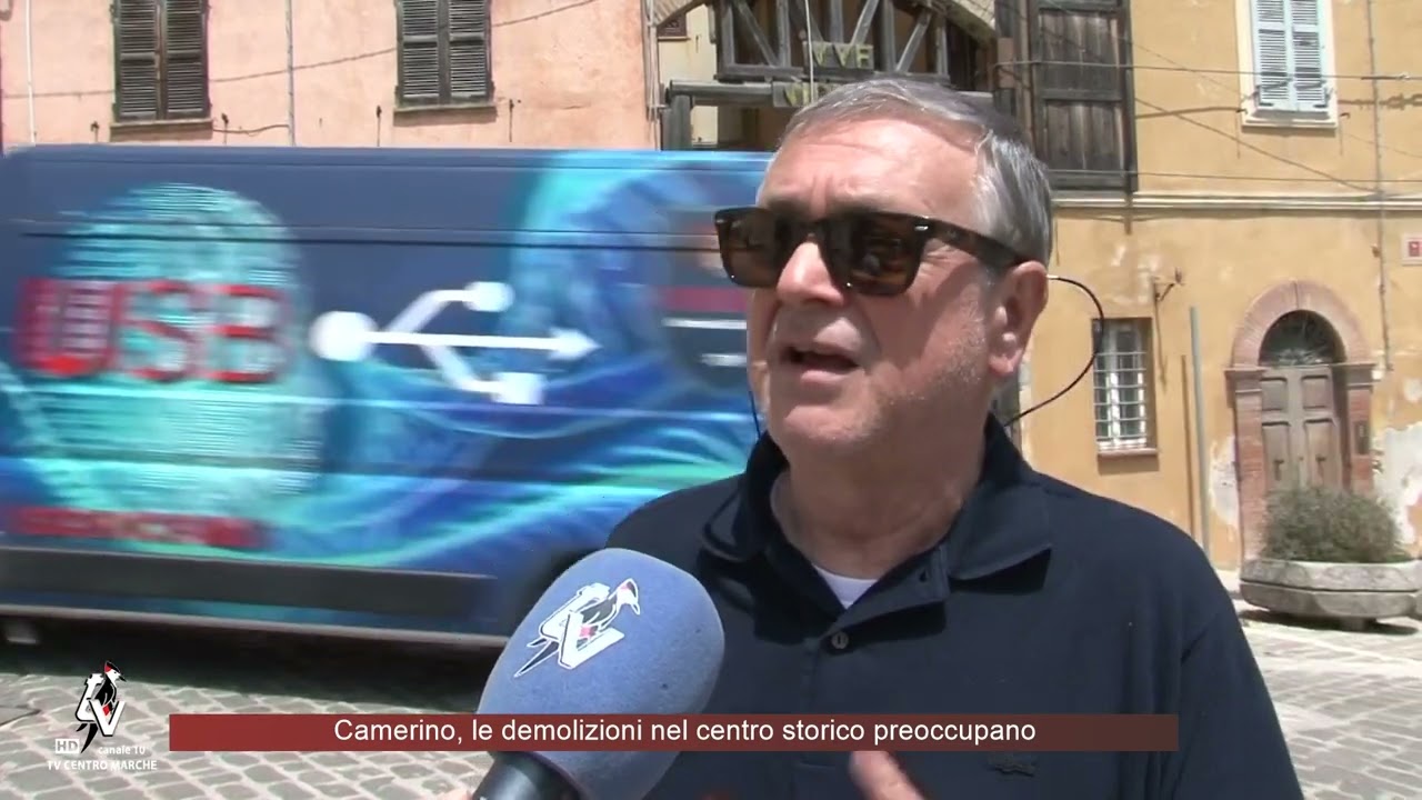 Camerino, le demolizioni nel centro storico preoccupano